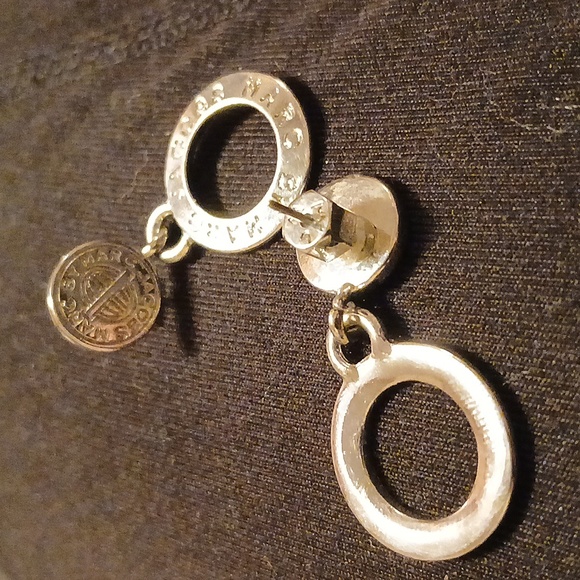 Marc Jacobs silver toned post earrings - Picture 7 of 8